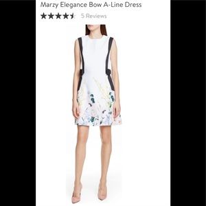 Ted Baker London Marzy Bow A-Line Dress